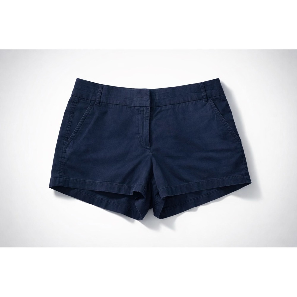 J.Crew Preppy Coastal Fisherman Chino Shorts Navy Cotton Y2K Casual Summer-4